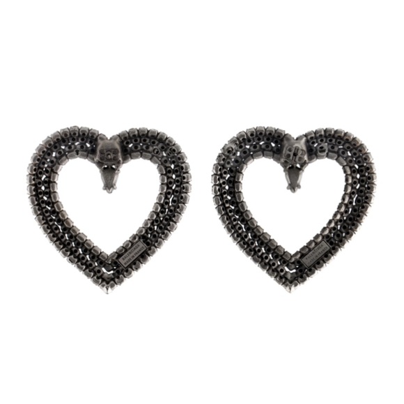 Balenciaga crystal heart earrings - Picture 10 of 11